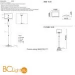 Торшер Crystal lux Maestro MAESTRO PT1 GOLD - Фото 0