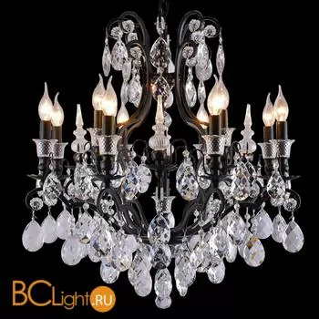 Люстра Crystal lux Magnifico SP13 BLACK/TRANSPARENT