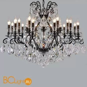 Люстра Crystal lux Magnifico SP19 BLACK/TRANSPARENT