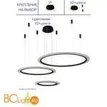 Подвесной светильник Crystal lux Manzana MANZANA SP67W LED BLACK