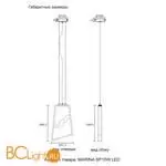 Подвесной светильник Crystal lux marina MARINA SP10W LED