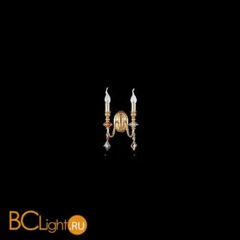 Бра Crystal lux Mercedes MERCEDES AP2 GOLD/COLOR