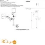 Бра Crystal lux Mirabella MIRABELLA AP1 GOLD/WHITE - Фото 5