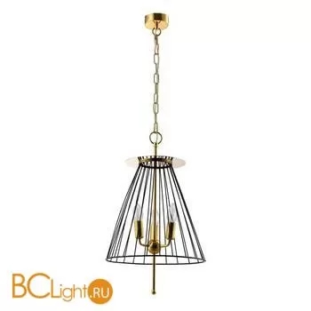 Подвесной светильник Crystal lux MODESTO SP3 BLACK/GOLD