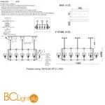 Люстра Crystal lux Nicolas NICOLAS SP12 L1600 GOLD/WHITE - Фото 3