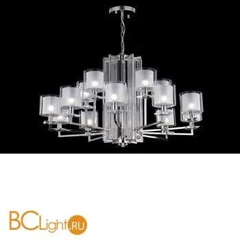 Люстра Crystal lux Nicolas NICOLAS SP-PL10+5 NICKEL/WHITE