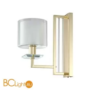 Бра Crystal lux NICOLAS NICOLAS AP1 GOLD/WHITE