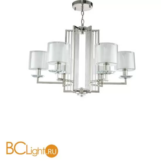 Люстра Crystal lux NICOLAS NICOLAS SP-PL6 NICKEL/WHITE