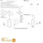 Люстра Crystal lux NICOLAS NICOLAS SP-PL6 NICKEL/WHITE - Фото 3