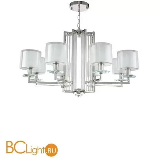 Люстра Crystal lux NICOLAS NICOLAS SP-PL8 NICKEL/WHITE