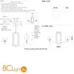 Люстра Crystal lux NICOLAS NICOLAS SP-PL8 NICKEL/WHITE - Фото 3