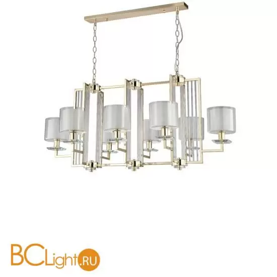 Люстра Crystal lux NICOLAS NICOLAS SP8 L1000 GOLD/WHITE