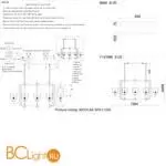 Люстра Crystal lux NICOLAS NICOLAS SP8 L1000 NICKEL/WHITE - Фото 3
