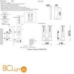 Бра Crystal lux Otono OTONO AP2 BLACK CHROMIUM/TRANSPARENTE - Фото 3