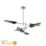 Люстра Crystal lux RAFAEL SP6 CHROME + 6x RAFAEL BLACK