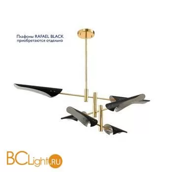 Люстра Crystal lux RAFAEL SP6 GOLD без плафонов - Фото 1