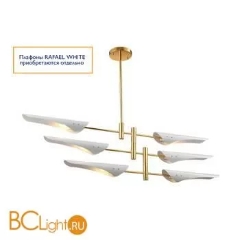 Люстра Crystal lux RAFAEL SP6 GOLD без плафонов