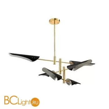 Люстра Crystal lux RAFAEL SP6 GOLD + 6x RAFAEL BLACK