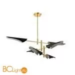 Люстра Crystal lux RAFAEL SP6 GOLD + 6x RAFAEL BLACK