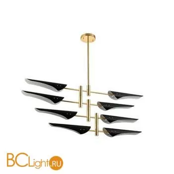 Люстра Crystal lux RAFAEL SP8 GOLD + 8x RAFAEL BLACK - Фото 0