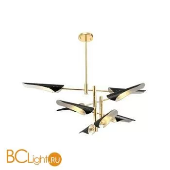 Люстра Crystal lux RAFAEL SP8 GOLD + 8x RAFAEL BLACK