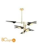 Люстра Crystal lux RAFAEL SP8 GOLD + 8x RAFAEL BLACK