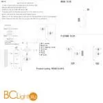 Бра Crystal lux Rebeca REBECA AP2 NICKEL - Фото 3