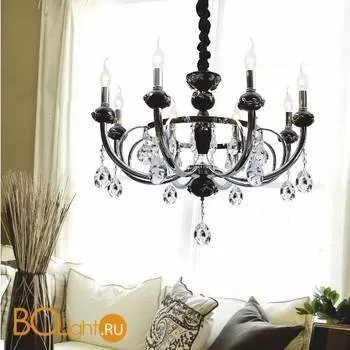 Люстра Crystal lux RITZ SP8 NERO