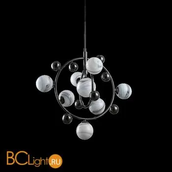 Люстра Crystal lux Salvadore SALVADORE SP8V BLACK CHROMIUM