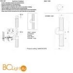 Бра Crystal lux Sancho SANCHO AP2 BRASS - Фото 4