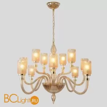 Люстра Crystal lux SILVESTRO SILVESTRO SP12 AMBER
