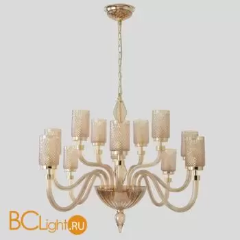 Люстра Crystal lux SILVESTRO SILVESTRO SP12 AMBER - Фото 3