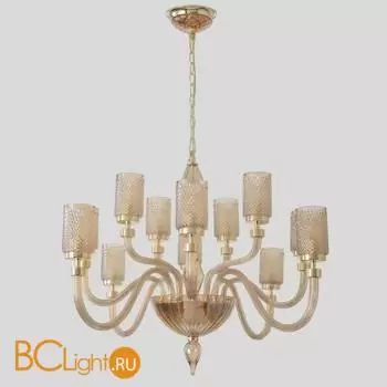 Люстра Crystal lux SILVESTRO SILVESTRO SP12 AMBER - Фото 5