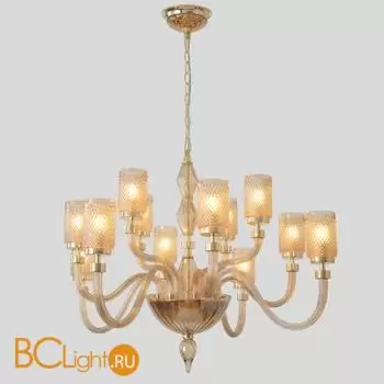 Люстра Crystal lux SILVESTRO SILVESTRO SP12 AMBER - Фото 6