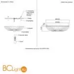 Потолочный светильник Crystal lux solaris SOLARIS PL500