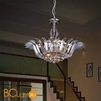 Подвесной светильник Crystal Lux Song SP9 Cognac