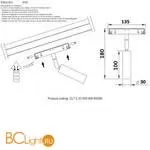 Трековый светильник Crystal lux Space CLT 0.33 003 6W BL 4000K