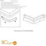 Трековый светильник Crystal lux Space CLT 0.33 008 20W BL 4000K