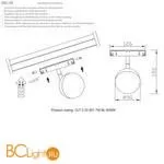 Трековый светильник Crystal lux Space CLT 0.33 007 7W BL 4000K