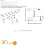 Трековый светильник Crystal lux Space CLT 0.33 006 12W BL-CH 4000K - Фото 1