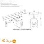 Трековый светильник Crystal lux Space CLT 0.33 005 12W BL 4000K