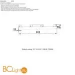 Трековый светильник Crystal lux Space CLT 0.33 001 12W BL T3000K