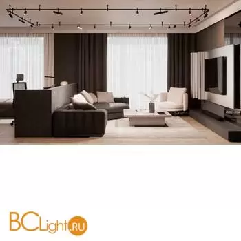 Шинопровод Crystal lux trace 48v CLT 0.117 01 L2000 BL - Фото 0