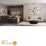 Шинопровод Crystal lux trace 48v CLT 0.117 01 L2000 BL - Фото 3