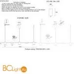 Подвесной светильник Crystal lux Tristan TRISTAN SP5 L1200 BLACK - Фото 3