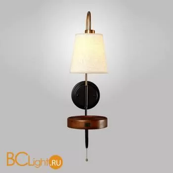 Бра Crystal lux TWINS AP1 USB WENGE - Фото 0