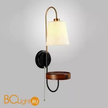 Бра Crystal lux TWINS AP1 USB WENGE - Фото 2