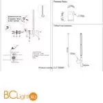 Настенный светильник Crystal lux twist CLT 058W1 BL - Фото 3