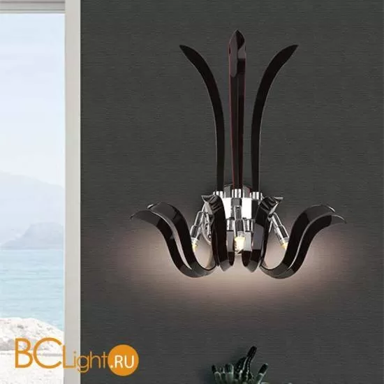 Настенный светильник Crystal Lux Unique AP3 Black