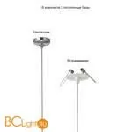 Подвесной светильник Crystal lux Verano VERANO SP1 SILVER - Фото 4